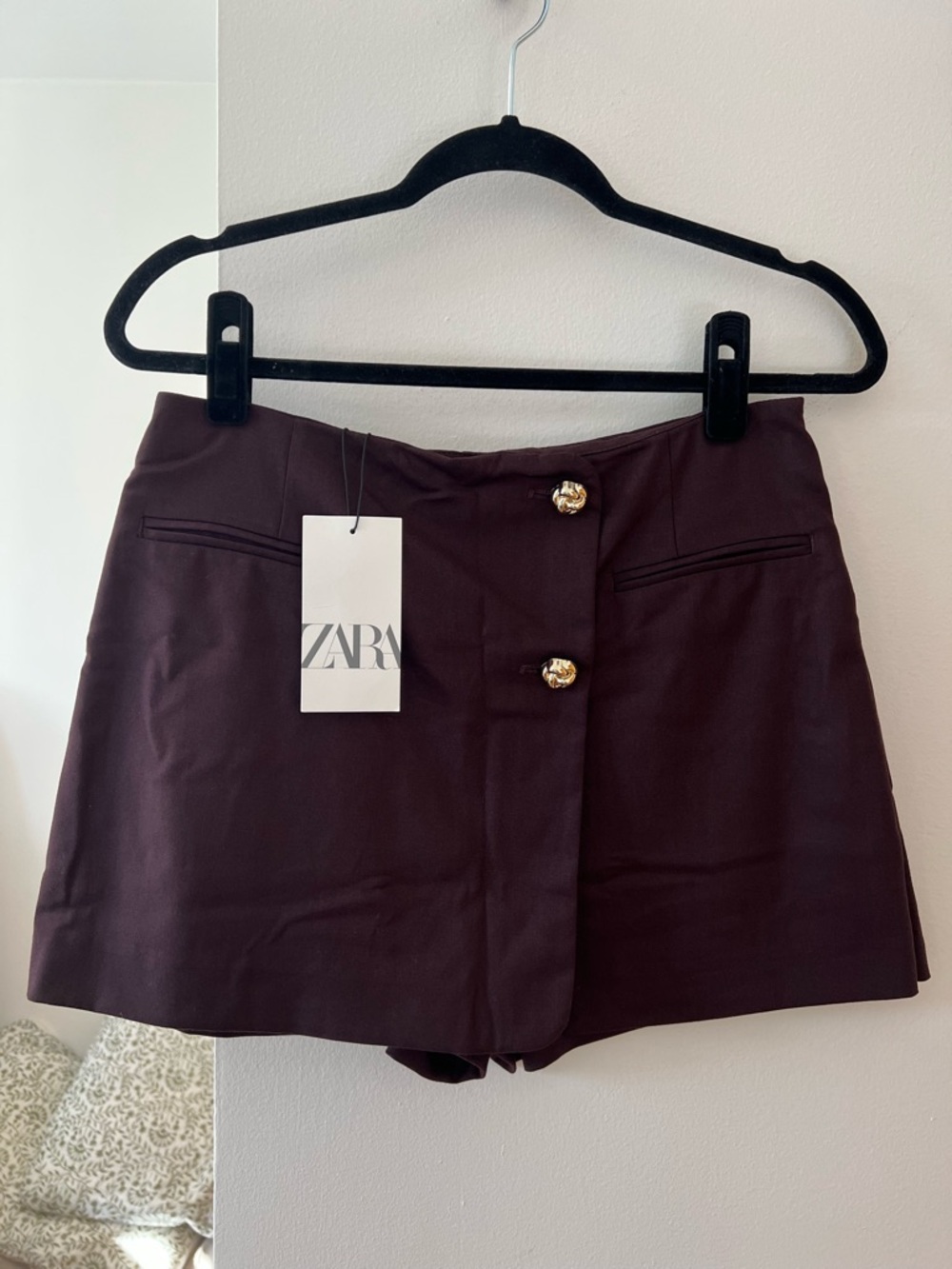 Zara Skort with Gold Buttons